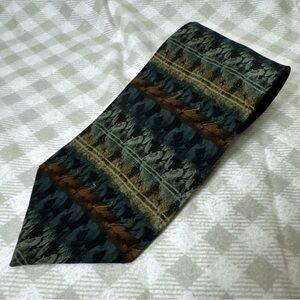 Jimmy V Terrell Davis Collection Four Stonehenge Blue Silk Classic Neck Tie